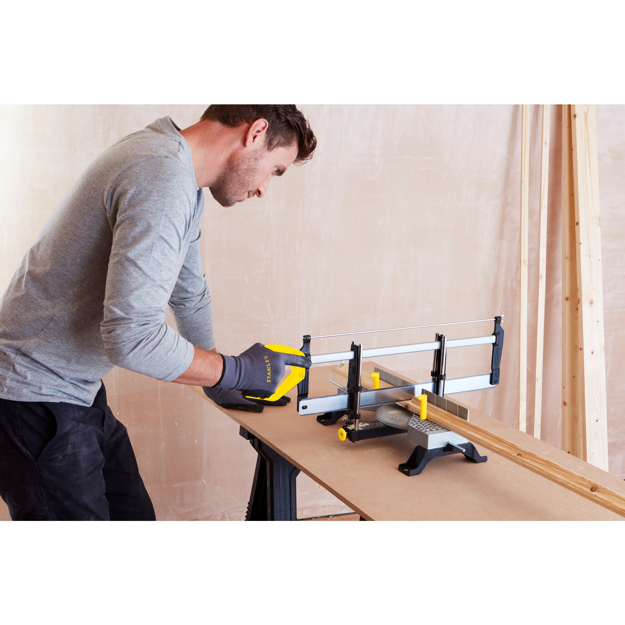 Adjustable Mechanical Mitre Box 