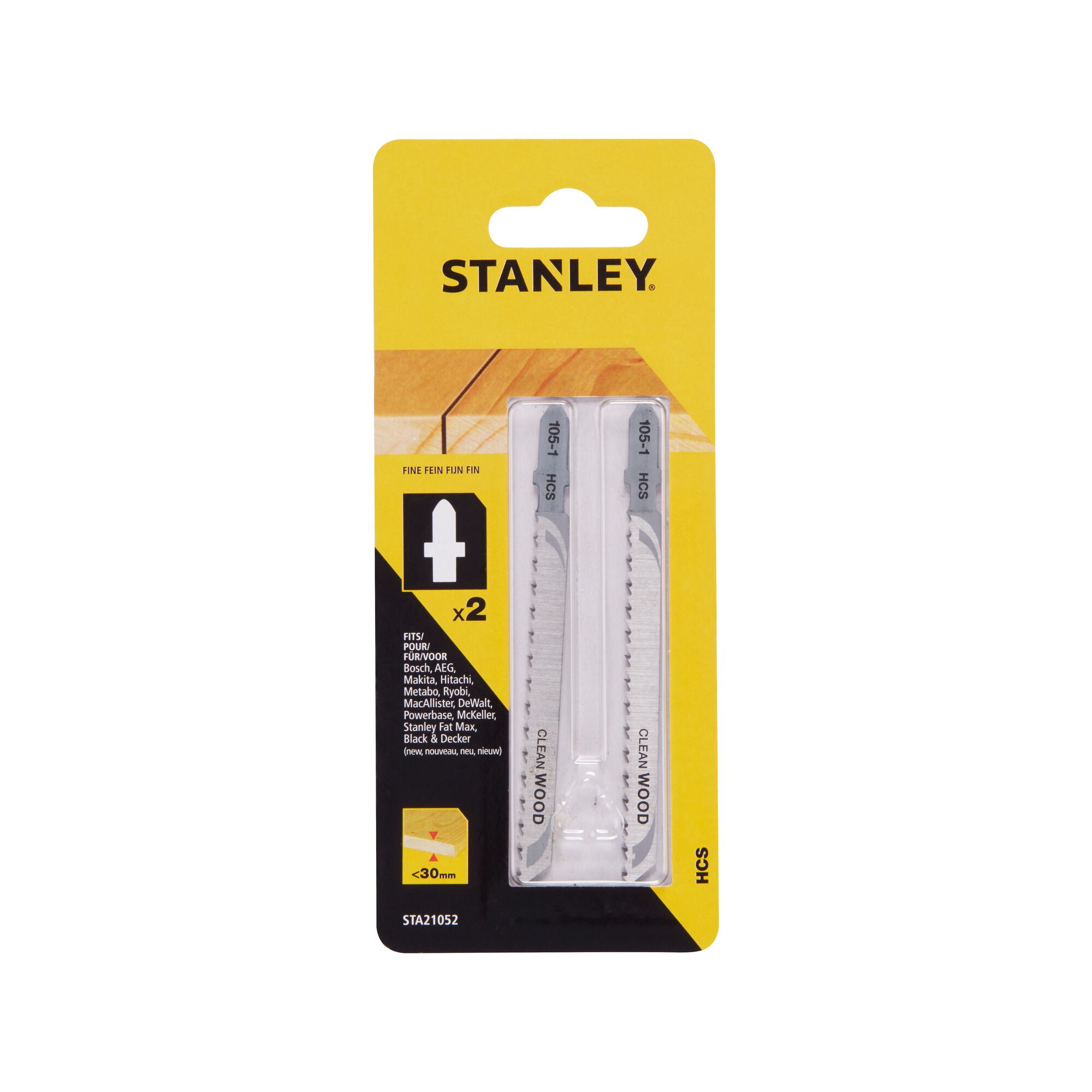 Drill, Verre, Tiles, Tige cylindrique forets Stanley STA53242-QZ foret 